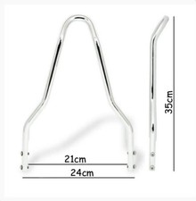 SCHIENALINO SISSY BAR ARCHETTO CROMATO UNIVERSALE MOTO CUSTOM HARLEY CHOPPER