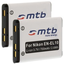 2x Batteria EN-EL10 per Nikon