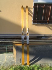 Sci d'epoca anni '50 Persenico vintage vecchi antichi in legno con Kandahar