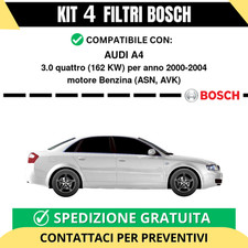 KIT BOSCH 4 Filtri tagliando