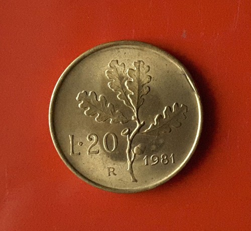 Lire 1981 errore bordo - lire,