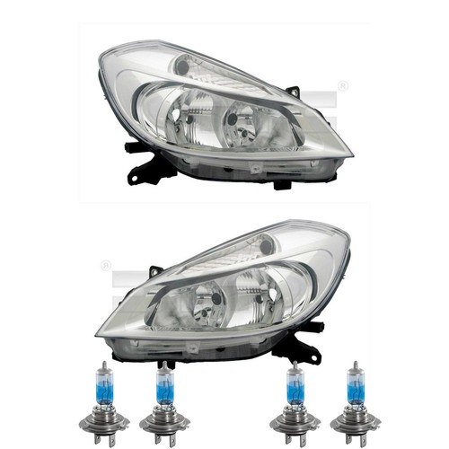 Set fari cromati inclusi - set,