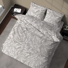 COPRIPIUMINO 100% COTONE SPLASH ACQUA PIAZZA E MEZZA CON PATELLA MADE IN ITALY