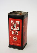 SCATOLA LATTA G.P. POLVERE ITALIANA 100 GR DA SPARO CACCIA VINTAGE ANNI 50 60