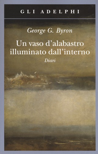 Vaso alabastro illuminato - un, d'alabastro