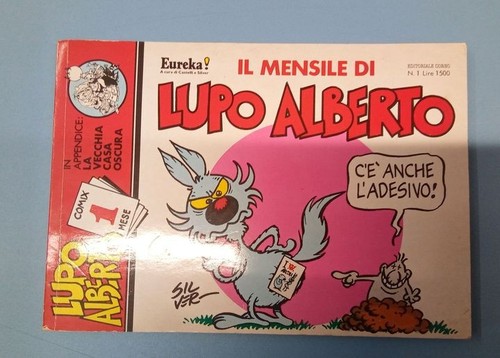 Lupo alberto con adesivo - n.1,