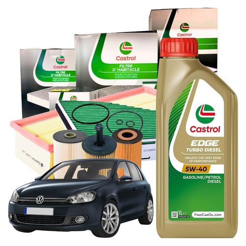 Kit tagliando castrol - vw, golf