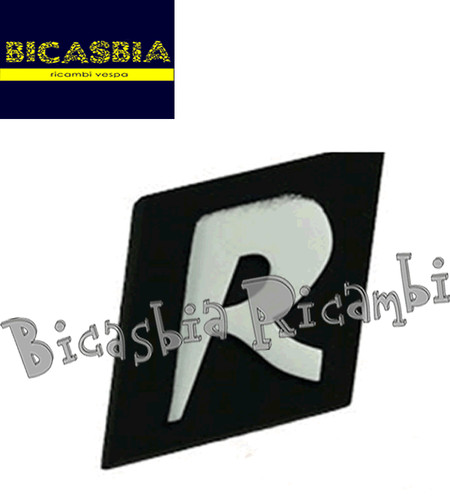 0217 targhetta nera per - targhetta, r