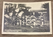 Distintivo Concorso Ippico Napoli 1950 Cavalli Equitazione - Foto Cepollaro