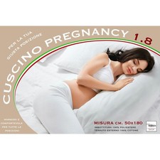 GUANCIALE CUSCINO GRAVIDANZA PREGNANCY LUNGO cm. 180 MIS. cm. 50 X 180