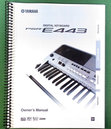 Yamaha psr e443 owner - psr-e443, owner's