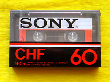 1x SONY CHF 60 Cassetta Nastro