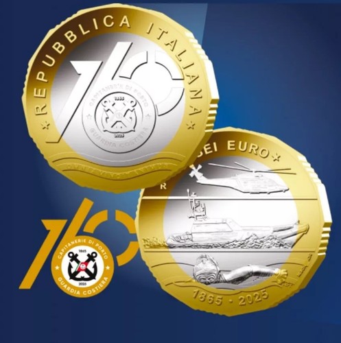 Moneta euro capitaneria - euro,