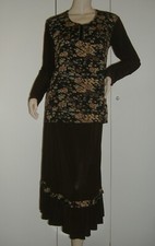 COMPLETO  BLUSA GONNA MARRONE