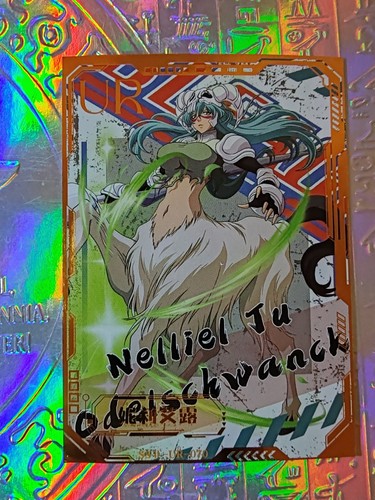 Card holo bleach nel - bleach, ulquiorra