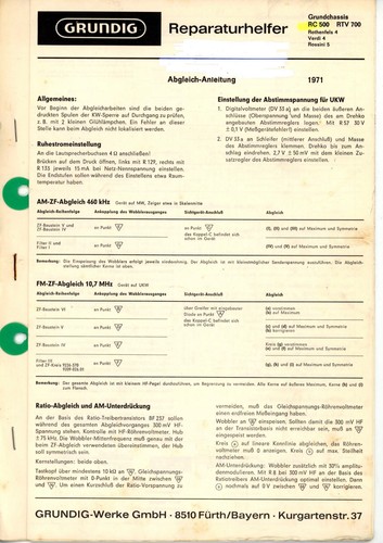 Grundig service manual per - grundig,