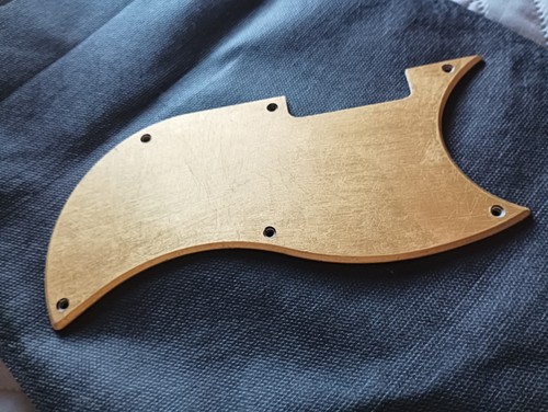 Gibson bass pickguard gold - sg,