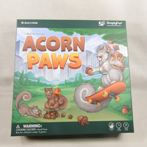 Acorn paws math stem - acorn,