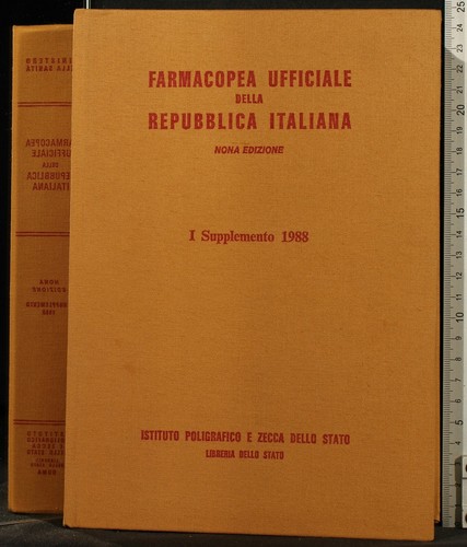 Farmacopea ufficiale della - farmacopea,