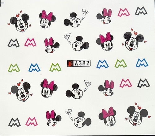 Adesivo nail art disney - art,