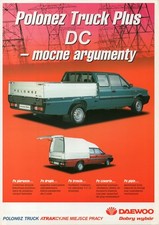 Polonez Truck Plus DC pick-up_made in Daewoo-FSO Poland_1999 Brochure prospetto  