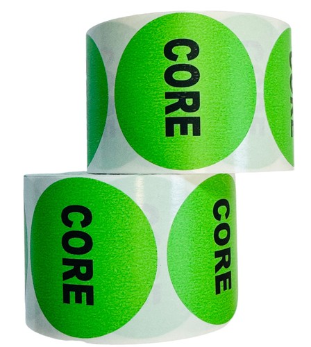 Core etichette per - core, ricezione