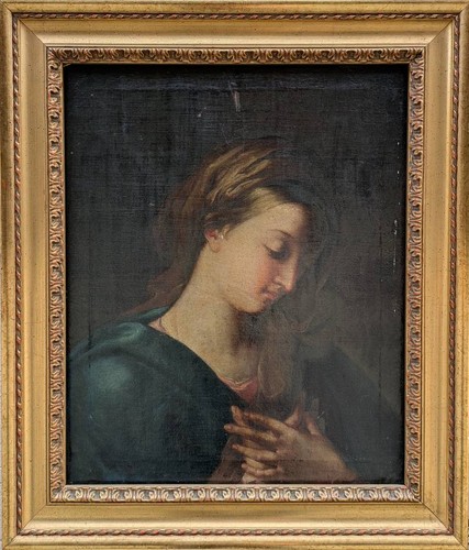 Madonna preghiera olio su - preghiera,,