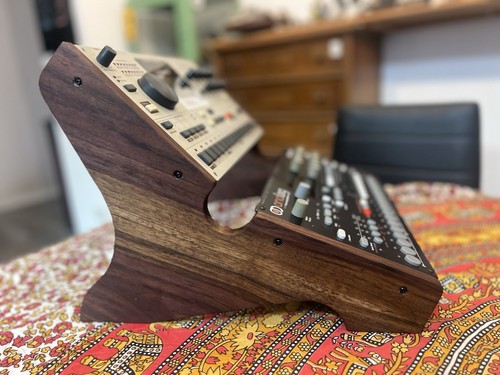 Elektron stand double - stand, (walnut)