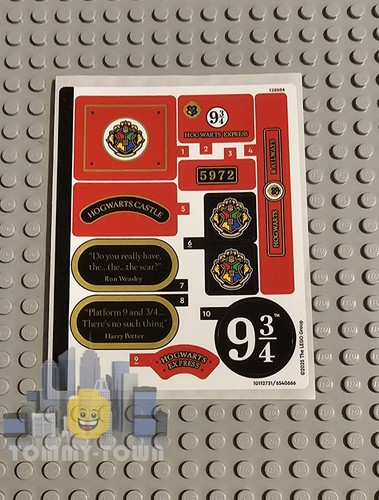 Lego harry potter foglio - lego,