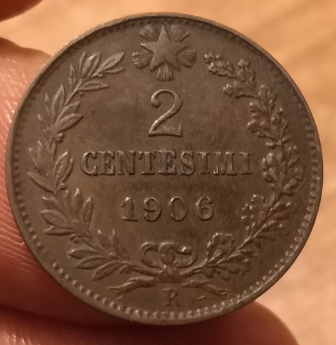 Moneta centesimi 1906 - moneta,
