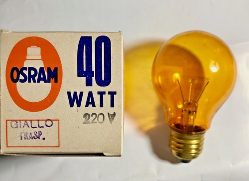 Lampadina osram giallo watt - giallo, 40