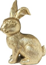 Brass Gold Bunny Figurine