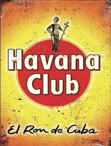 Havana club insegna retrò - havana, in