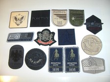 Lotto toppe patch 14 pz. da recupero catalogo collezione 5 / 6 cm TERMOADESIVE