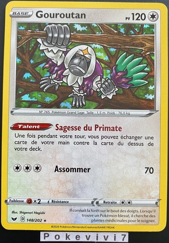 Carte pokemon gouroutan - carte,