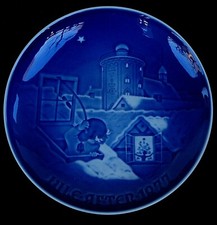 BING & GRONDAHL B&G ROYAL COPENHAGEN PIATTO NATALE 1977 PERFETTO PRIMA SCELTA