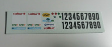 DECALS 1/43 25° Rally Lana - set generico tabelle e numeri §§