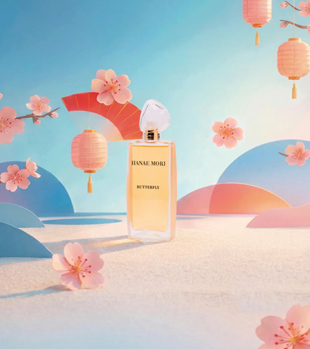 Hanae mori pink butterfly - mori,