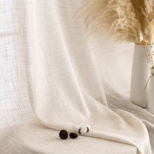 Rideau Voilage Lin Salon Voile