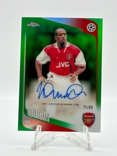 Ian wright auto - wright, topps