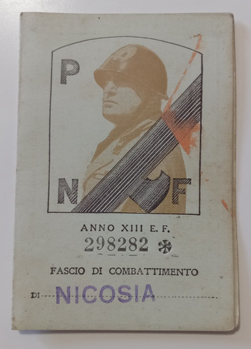 12427 tessera partito - tessera,