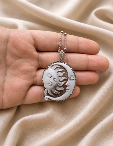 Collana cammeo sole - collana,