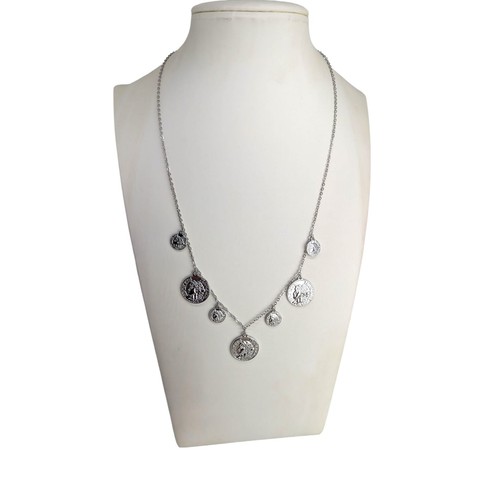 Collana donna acciaio - donna, in