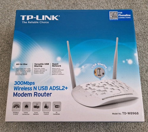 Link w8968 adsl2 modem - tp-link,