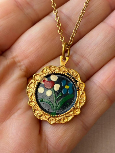 Collana vintage con ciondolo