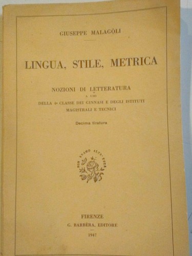 Libro lingua stile metrica - libro, lingua,