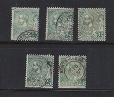 Monaco 1891 25c verde, Scott