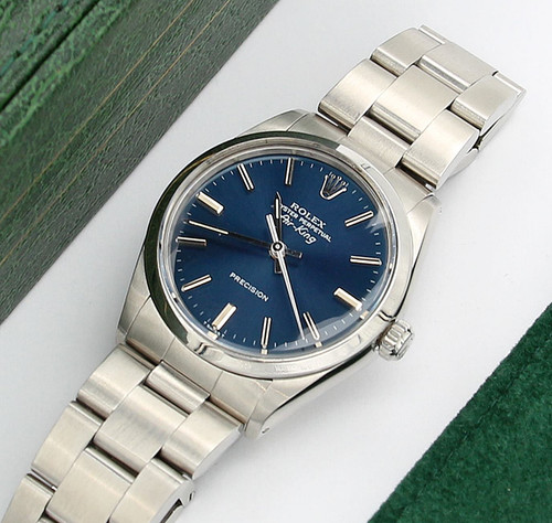 Rolex airking ref 5500 blue - 5500,