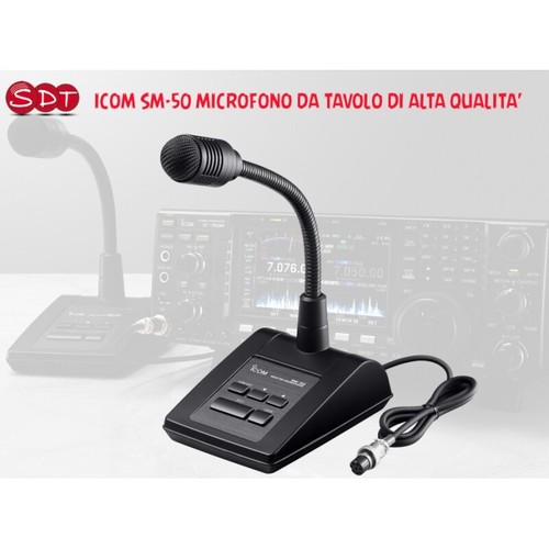 Icom microfono da tavolo - sm-50,