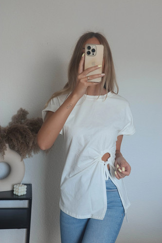 Top cotone con - top, in